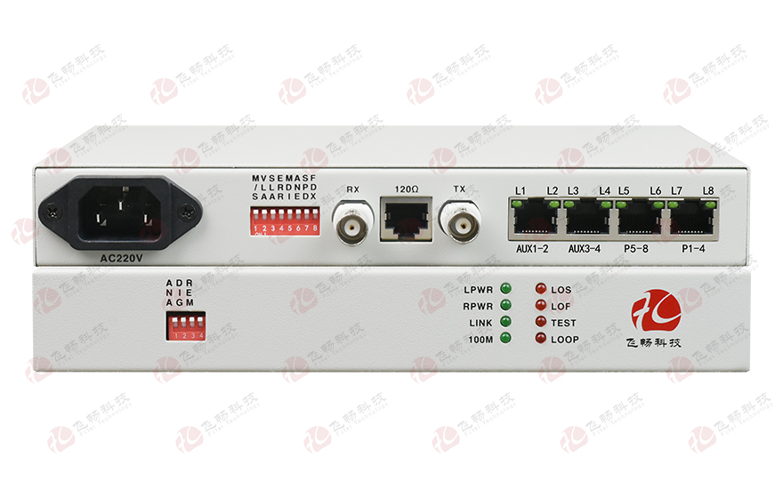 91视频免费看科技-桌麵型8路電話+4RS232 E1 複用